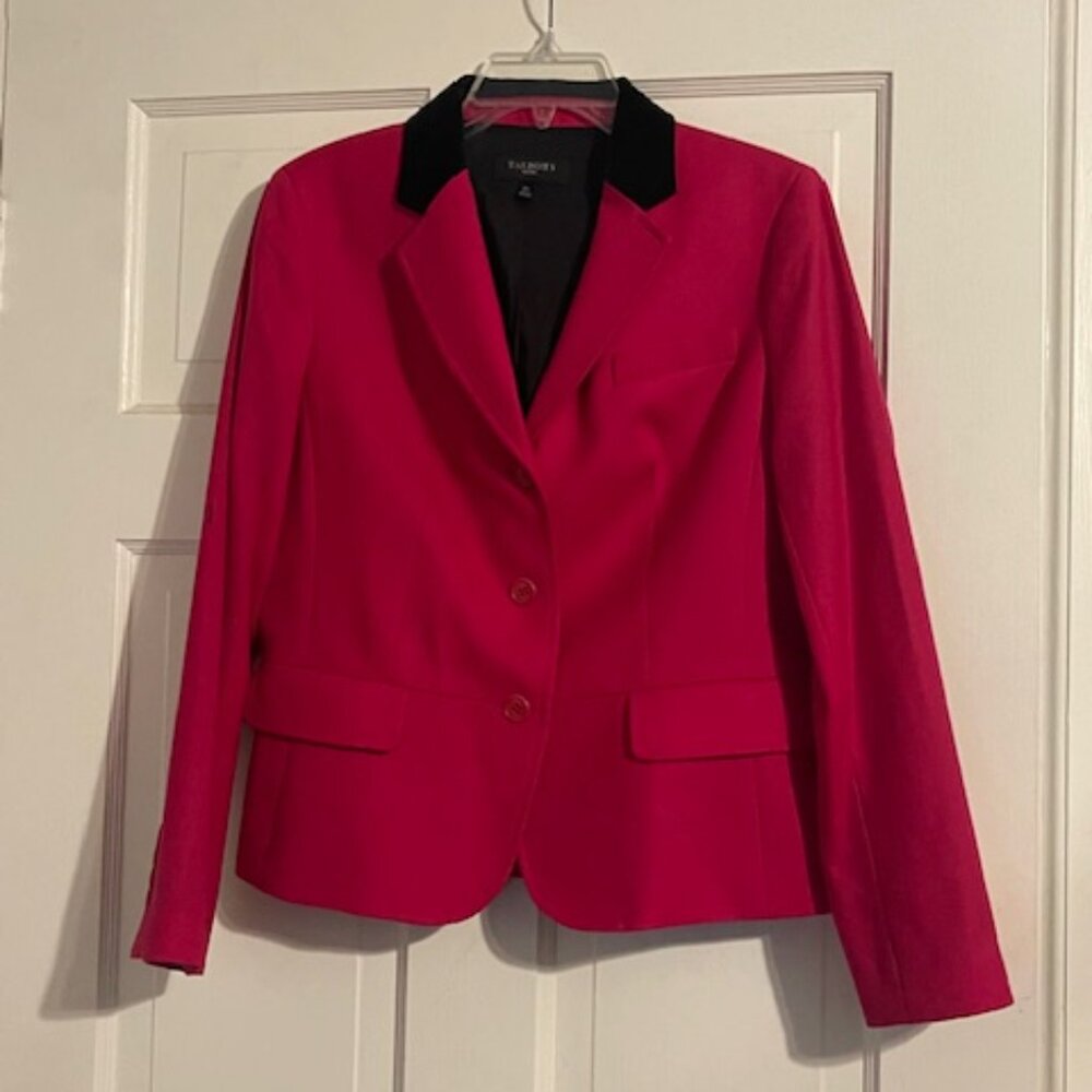 Talbot's Magenta Wool Blazer